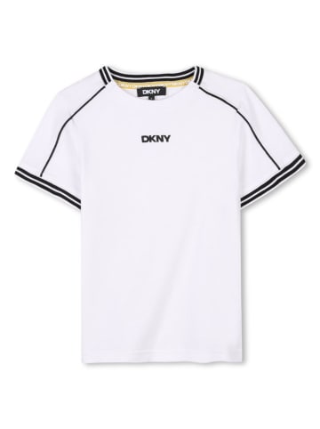 DKNY Shirt in Weiß/ Schwarz