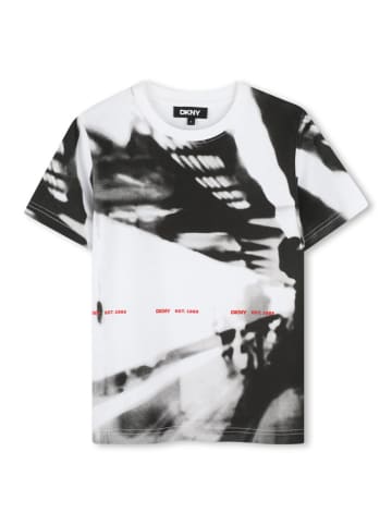 DKNY Koszulka w kolorze czarno-białym