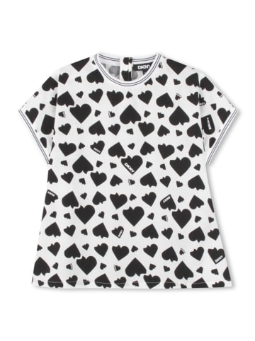 DKNY Shirt in Schwarz/ Weiß