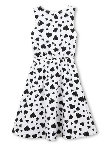 DKNY Sukienka w kolorze czarno-białym