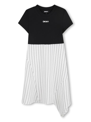 DKNY Jurk zwart/wit