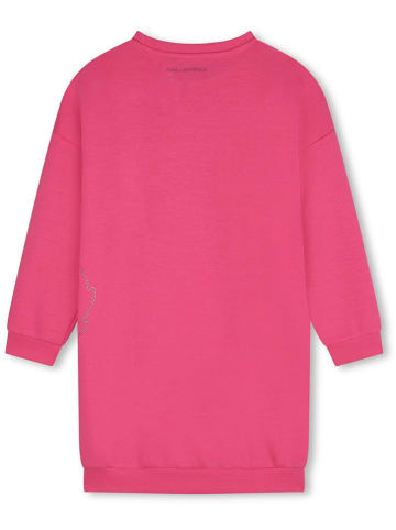 Karl Lagerfeld Kids Sweatjurk roze