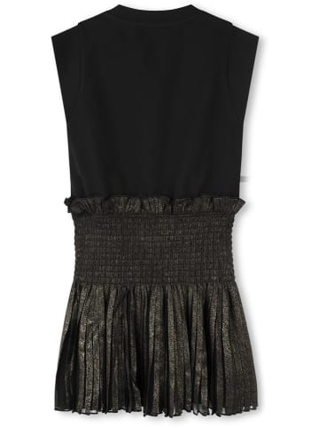 Karl Lagerfeld Kids Sukienka w kolorze złoto-czarnym