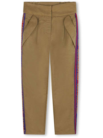 Karl Lagerfeld Kids Spodnie w kolorze jasnobrązowym