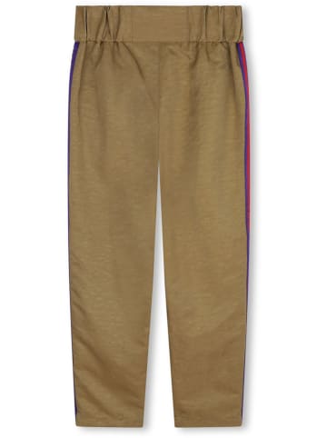 Karl Lagerfeld Kids Spodnie w kolorze jasnobrązowym