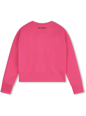 Karl Lagerfeld Kids Sweatshirt in Pink