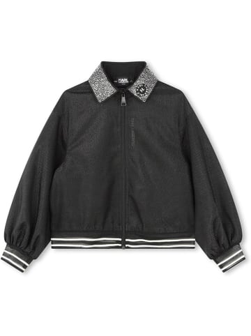 Karl Lagerfeld Kids Hemdjacke in Schwarz
