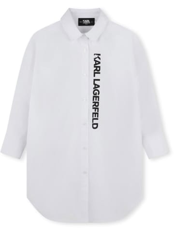 Karl Lagerfeld Kids Jurk wit