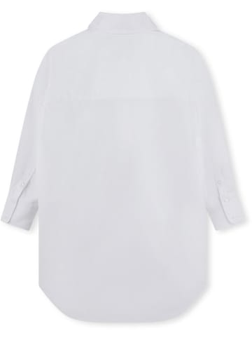 Karl Lagerfeld Kids Sukienka w kolorze białym