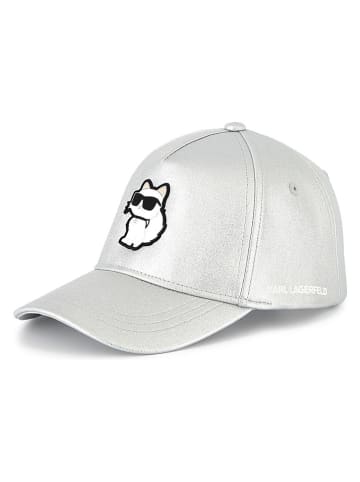 Karl Lagerfeld Kids Pet zilverkleurig