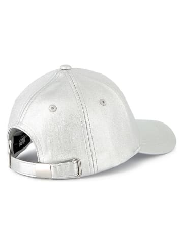 Karl Lagerfeld Kids Czapka w kolorze srebrnym