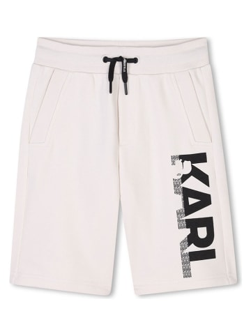 Karl Lagerfeld Kids Sweat-Bermuda in Weiß