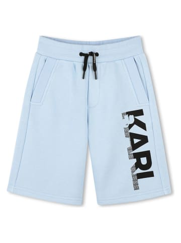 Karl Lagerfeld Kids Sweat bermuda lichtblauw
