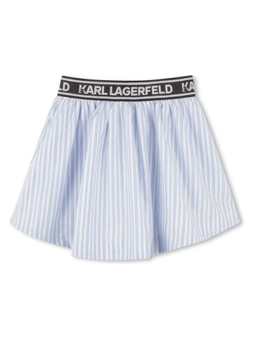 Karl Lagerfeld Kids Rok lichtblauw/wit