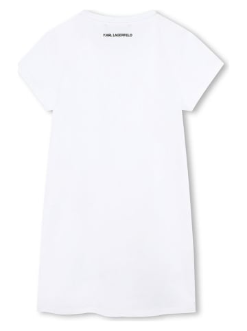 Karl Lagerfeld Kids Jurk wit