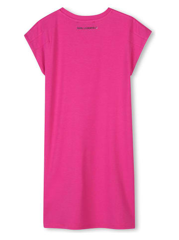 Karl Lagerfeld Kids Sukienka w kolorze różowym