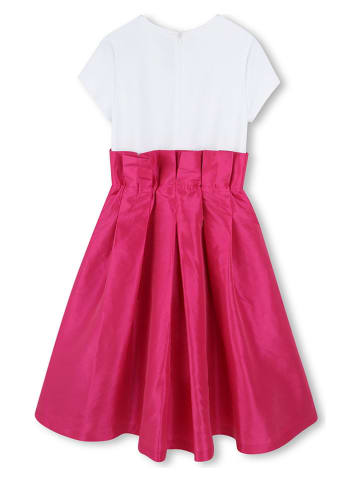 Karl Lagerfeld Kids Jurk roze/wit