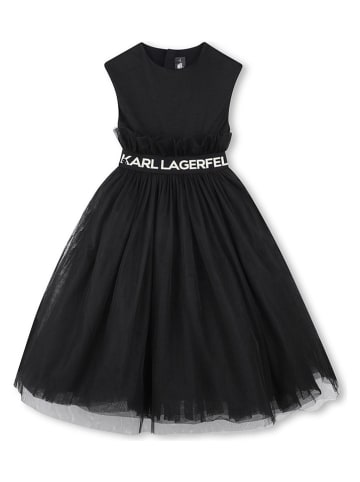 Karl Lagerfeld Kids Jurk zwart
