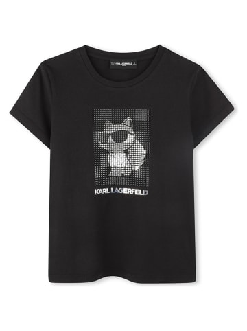 Karl Lagerfeld Kids Shirt zwart