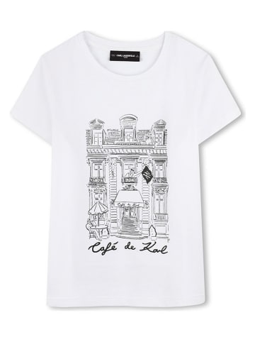 Karl Lagerfeld Kids Shirt wit