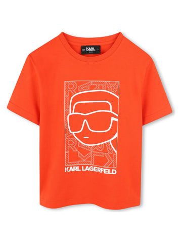Karl Lagerfeld Kids Shirt in Hellrot