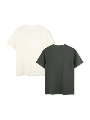 Timberland 2-delige set: shirts kaki/crème