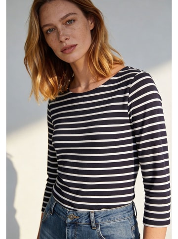 More & More Longsleeve in Schwarz/ Weiß
