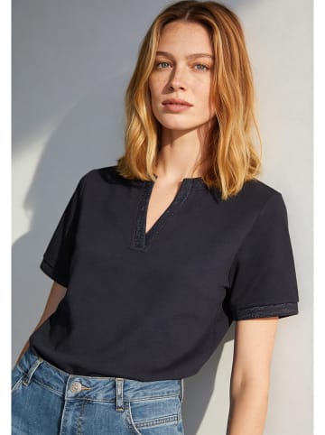 More & More Shirt in Dunkelblau