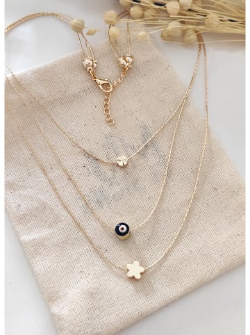 atelier MIU Vergulde ketting met sierelementen - (L)42 cm