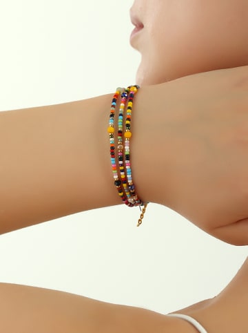 atelier MIU Vergulde armband met kristallen