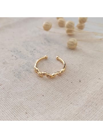 atelier MIU Vergulde ring met edelstenen