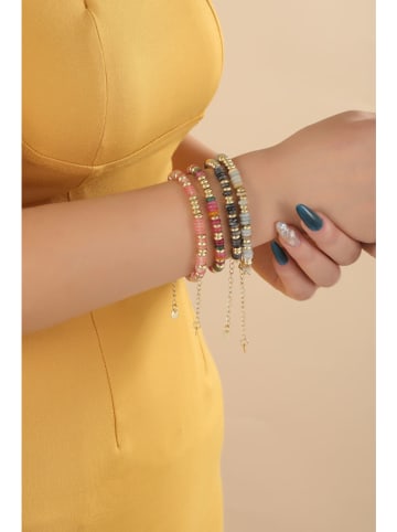 atelier MIU Vergulde armband met edelstenen