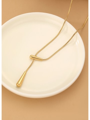 atelier MIU Vergold. Halskette mit Schmuckelementen - (L)48 cm