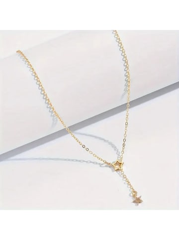 atelier MIU Vergulde ketting met sierelementen