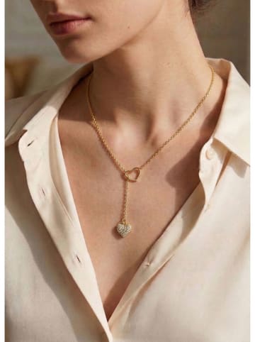 atelier MIU Vergulde ketting met sierelementen - (L)50 cm
