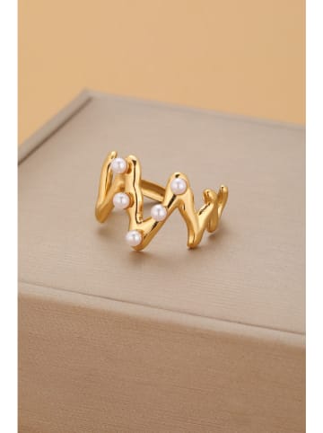 atelier MIU Vergold. Ring mit Perlen
