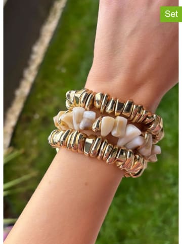 atelier MIU Vergulde armband met sierelementen