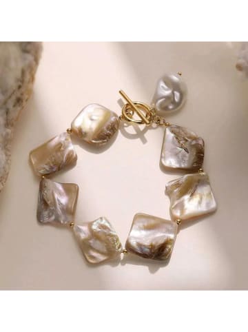atelier MIU Vergulde armband met parels