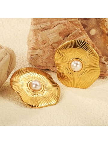 atelier MIU Vergold. Ohrstecker mit Perlen