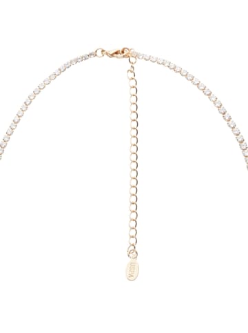 U.S. Polo Assn. Vergulde ketting met kristallen - (L)34 cm