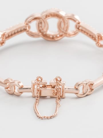 U.S. Polo Assn. Rosévergold. Armkette mit Schmuckelementen