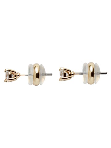 U.S. Polo Assn. Vergold. Ohrstecker mit Kristallen