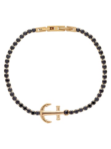 U.S. Polo Assn. Vergold. Armkette mit Kristallen