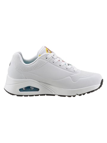 Skechers Sneakersy w kolorze białym ze wzorem