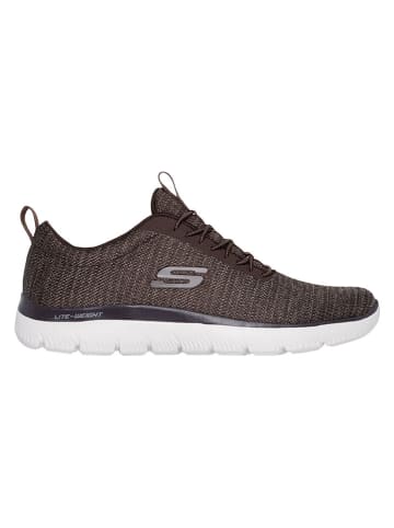 Skechers Sneakersy "Summits" w kolorze brązowym