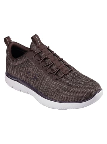 Skechers Sneakersy w kolorze brązowym