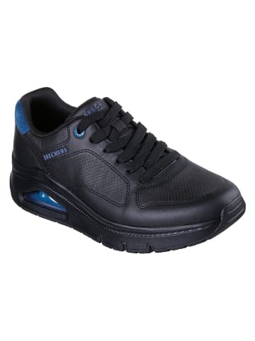Skechers Skórzane sneakersy "Uno Icon" w kolorze czarnym