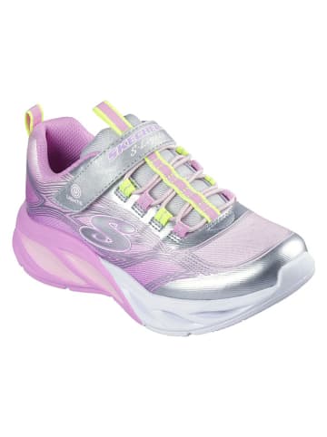 Skechers Sneakers paars/zilverkleurig