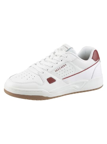 Skechers Skórzane sneakersy "Koopa - Harry Kane" w kolorze białym