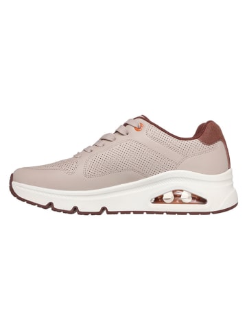 Skechers Leren sneakers beige